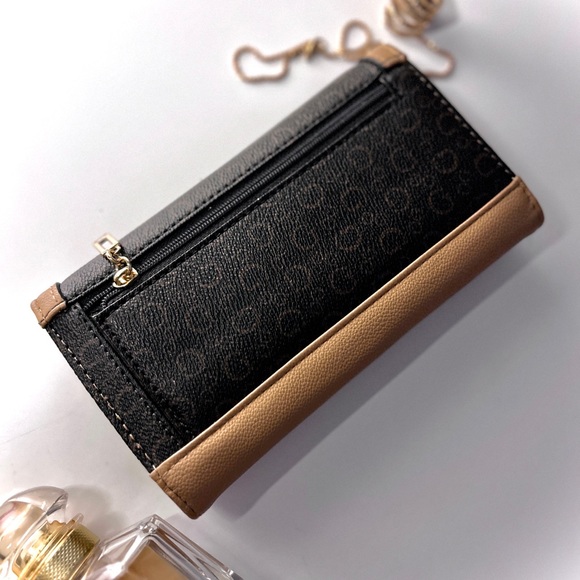 GUESS WALLET [ NEVER USED ] | BROWN/DARK BROWN/BEIGE - Picture 4 of 7